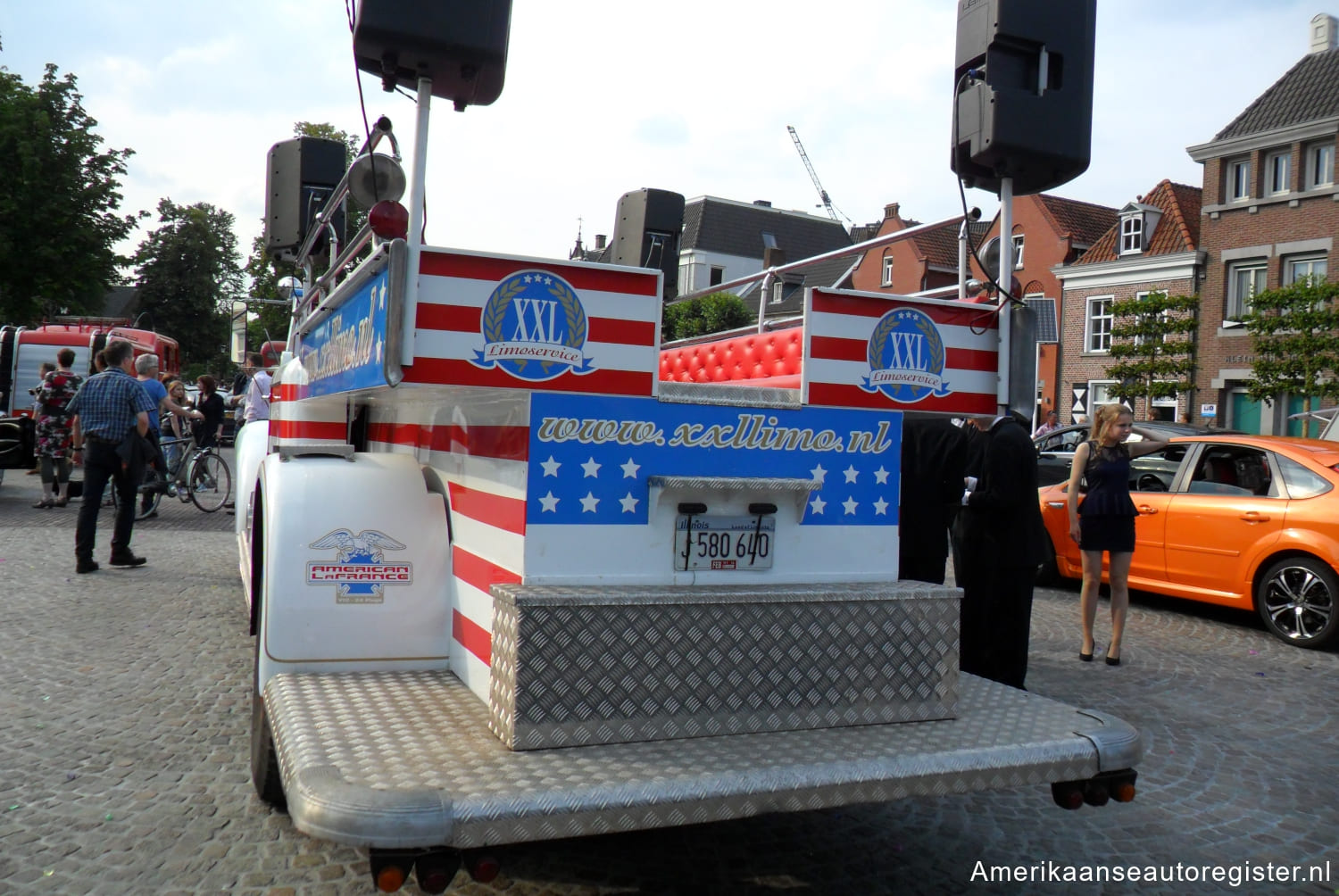 Vrachtwagens American LaFrance uit 1938